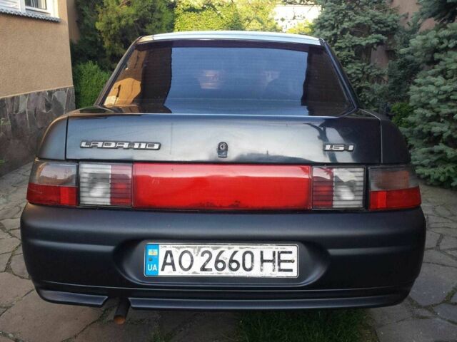 Чорний ВАЗ 2110, об'ємом двигуна 1.6 л та пробігом 230 тис. км за 1403 $, фото 3 на Automoto.ua