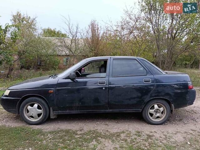 Черный ВАЗ 2110, объемом двигателя 1.6 л и пробегом 204 тыс. км за 1500 $, фото 1 на Automoto.ua