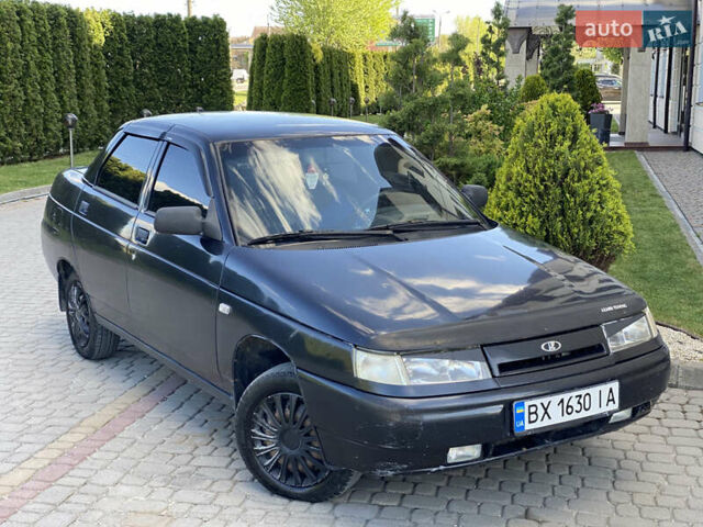 Черный ВАЗ 2110, объемом двигателя 1.6 л и пробегом 50 тыс. км за 1599 $, фото 2 на Automoto.ua