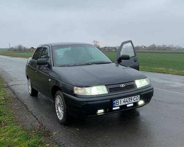 Чорний ВАЗ 2110, об'ємом двигуна 1.6 л та пробігом 250 тис. км за 1350 $, фото 1 на Automoto.ua