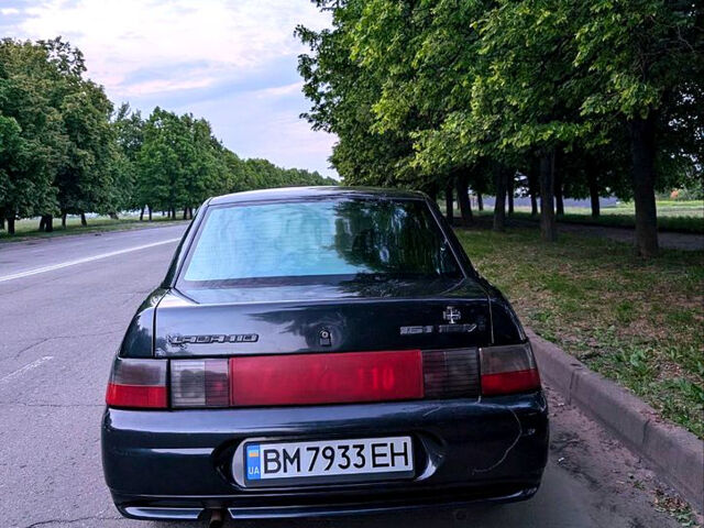 Черный ВАЗ 2110, объемом двигателя 1.6 л и пробегом 222 тыс. км за 2200 $, фото 4 на Automoto.ua