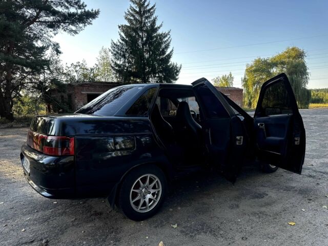 Черный ВАЗ 2110, объемом двигателя 1.6 л и пробегом 235 тыс. км за 2100 $, фото 3 на Automoto.ua