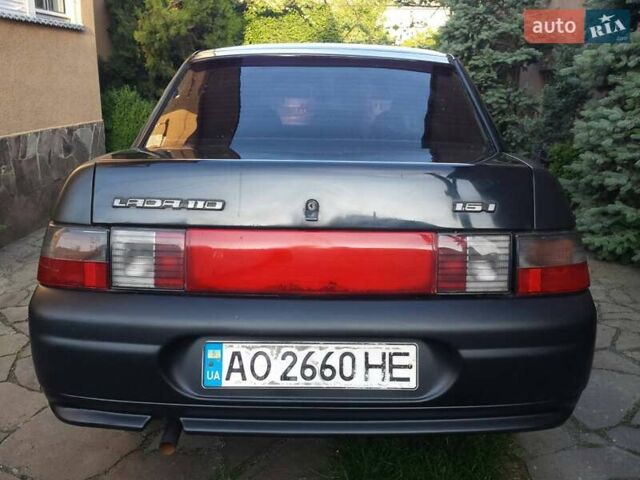 Чорний ВАЗ 2110, об'ємом двигуна 1.6 л та пробігом 230 тис. км за 1350 $, фото 4 на Automoto.ua