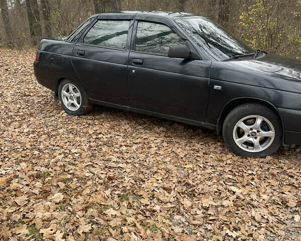 Черный ВАЗ 2110, объемом двигателя 1.6 л и пробегом 240 тыс. км за 1600 $, фото 3 на Automoto.ua