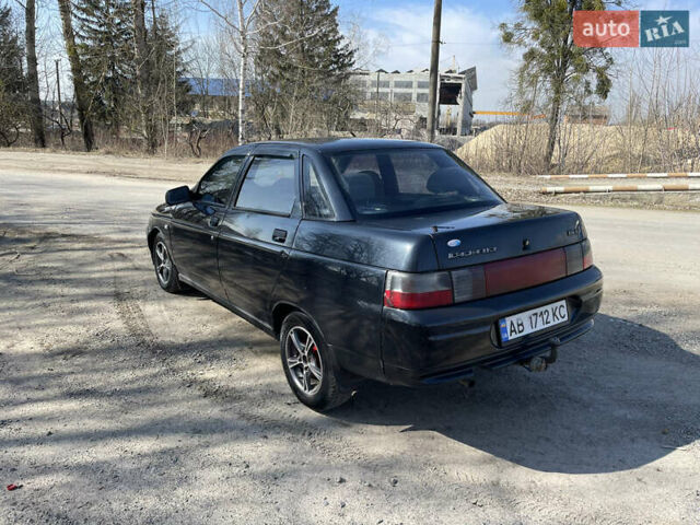 Черный ВАЗ 2110, объемом двигателя 1.6 л и пробегом 150 тыс. км за 2200 $, фото 4 на Automoto.ua