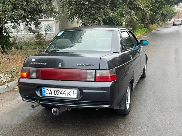 Чорний ВАЗ 2110, об'ємом двигуна 1.6 л та пробігом 165 тис. км за 1550 $, фото 4 на Automoto.ua