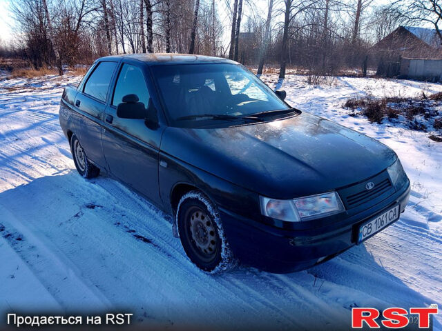 Черный ВАЗ 2110, объемом двигателя 1.6 л и пробегом 311 тыс. км за 2000 $, фото 1 на Automoto.ua