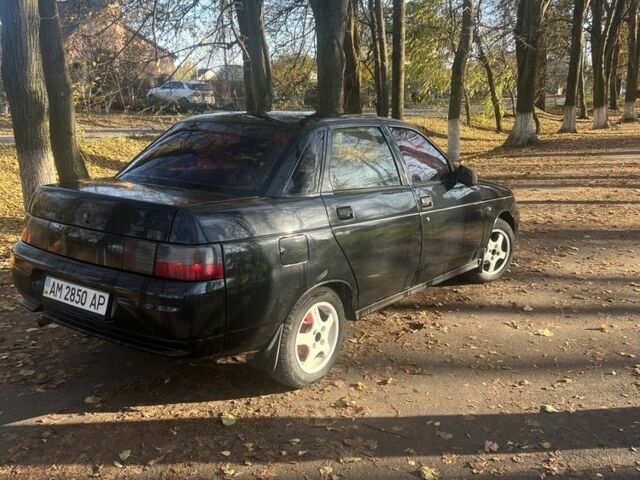 Черный ВАЗ 2110, объемом двигателя 1.6 л и пробегом 300 тыс. км за 2100 $, фото 3 на Automoto.ua