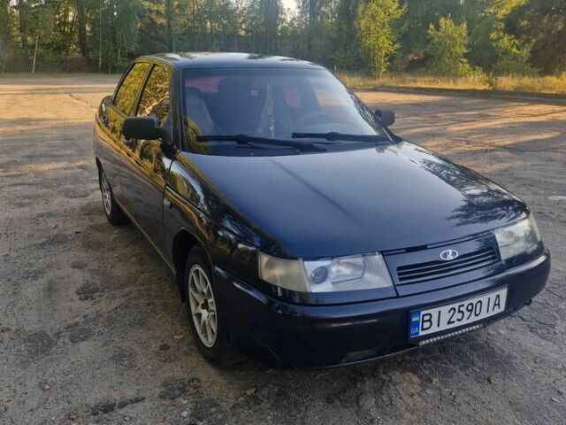 Черный ВАЗ 2110, объемом двигателя 1.6 л и пробегом 235 тыс. км за 2100 $, фото 1 на Automoto.ua