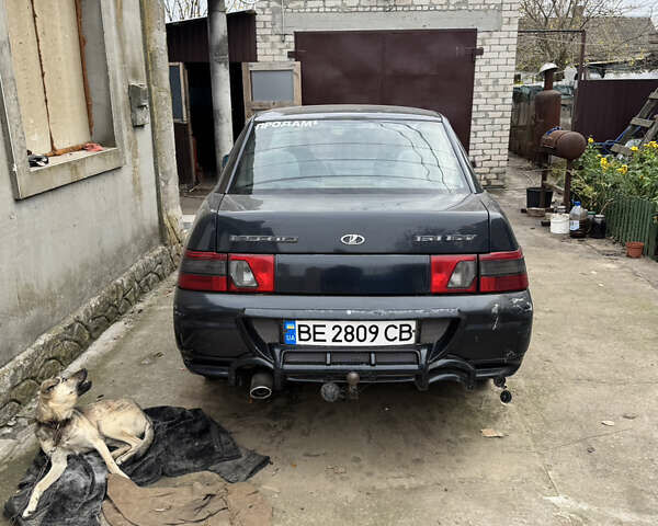 Чорний ВАЗ 2110, об'ємом двигуна 1.6 л та пробігом 192 тис. км за 1650 $, фото 4 на Automoto.ua