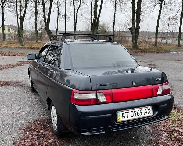 Черный ВАЗ 2110, объемом двигателя 1.6 л и пробегом 173 тыс. км за 1850 $, фото 2 на Automoto.ua