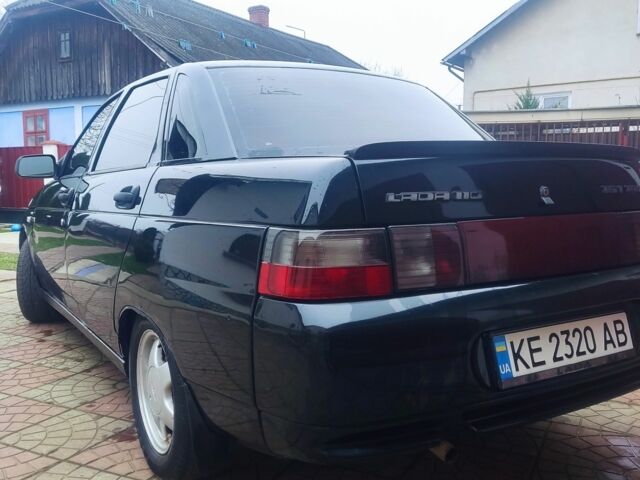 Черный ВАЗ 2110, объемом двигателя 1.6 л и пробегом 160 тыс. км за 1999 $, фото 4 на Automoto.ua