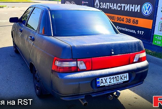 Чорний ВАЗ 2110, об'ємом двигуна 1.6 л та пробігом 396 тис. км за 1900 $, фото 2 на Automoto.ua