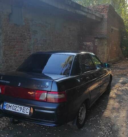 Черный ВАЗ 2110, объемом двигателя 1.6 л и пробегом 267 тыс. км за 1400 $, фото 3 на Automoto.ua