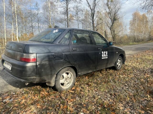 Чорний ВАЗ 2110, об'ємом двигуна 1.6 л та пробігом 333 тис. км за 800 $, фото 3 на Automoto.ua