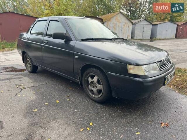 Черный ВАЗ 2110, объемом двигателя 1.6 л и пробегом 200 тыс. км за 1200 $, фото 1 на Automoto.ua