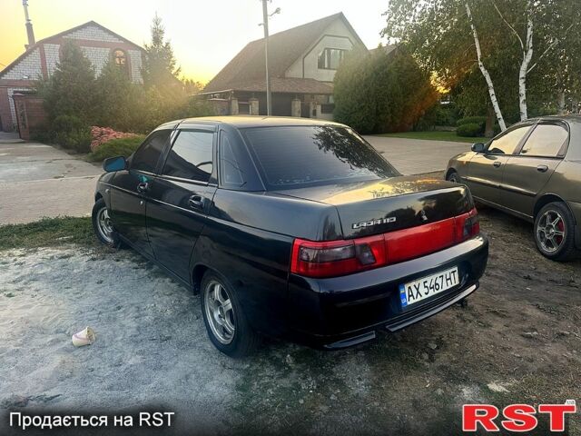 Черный ВАЗ 2110, объемом двигателя 1.6 л и пробегом 150 тыс. км за 2250 $, фото 1 на Automoto.ua