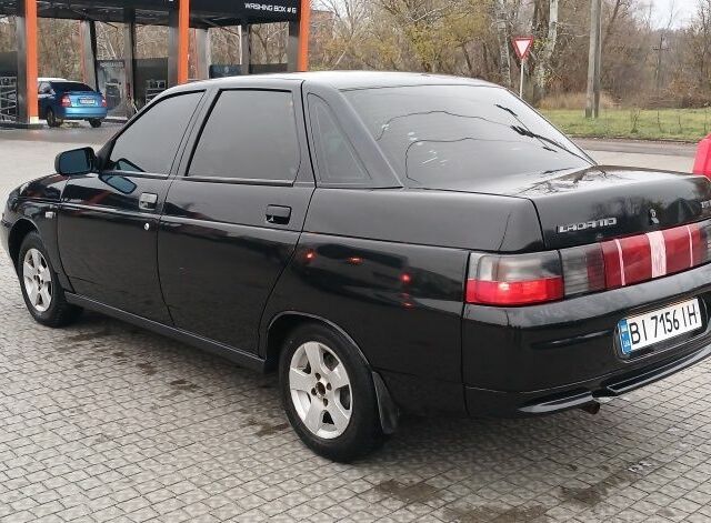 Чорний ВАЗ 2110, об'ємом двигуна 1.6 л та пробігом 150 тис. км за 1350 $, фото 4 на Automoto.ua