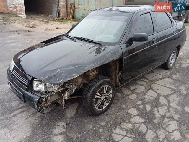 Черный ВАЗ 2110, объемом двигателя 1.6 л и пробегом 165 тыс. км за 1250 $, фото 9 на Automoto.ua