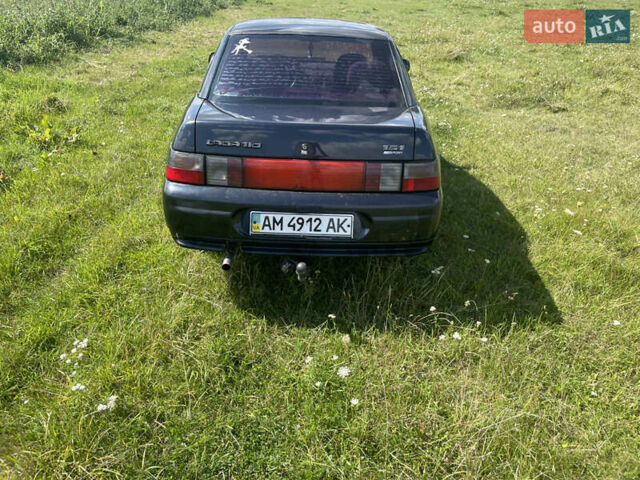 Чорний ВАЗ 2110, об'ємом двигуна 1.6 л та пробігом 260 тис. км за 2500 $, фото 18 на Automoto.ua