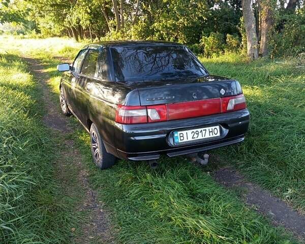 Черный ВАЗ 2110, объемом двигателя 1.6 л и пробегом 300 тыс. км за 2000 $, фото 2 на Automoto.ua