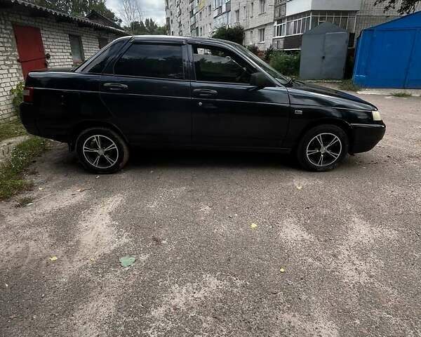 Черный ВАЗ 2110, объемом двигателя 1.6 л и пробегом 130 тыс. км за 2400 $, фото 2 на Automoto.ua