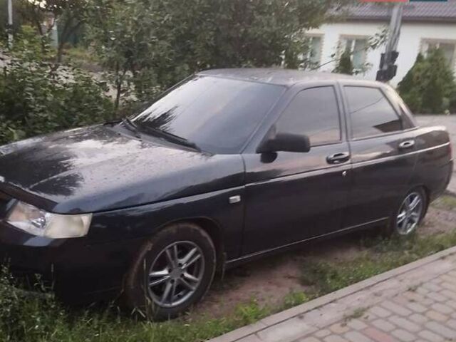Черный ВАЗ 2110, объемом двигателя 1.62 л и пробегом 212 тыс. км за 2250 $, фото 4 на Automoto.ua