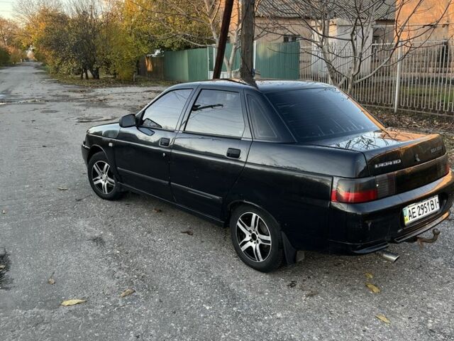 Черный ВАЗ 2110, объемом двигателя 1.6 л и пробегом 185 тыс. км за 1100 $, фото 2 на Automoto.ua