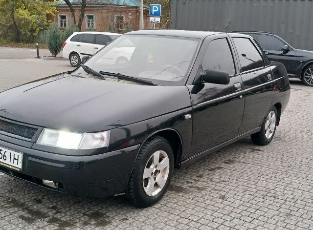 Чорний ВАЗ 2110, об'ємом двигуна 1.6 л та пробігом 150 тис. км за 1350 $, фото 2 на Automoto.ua