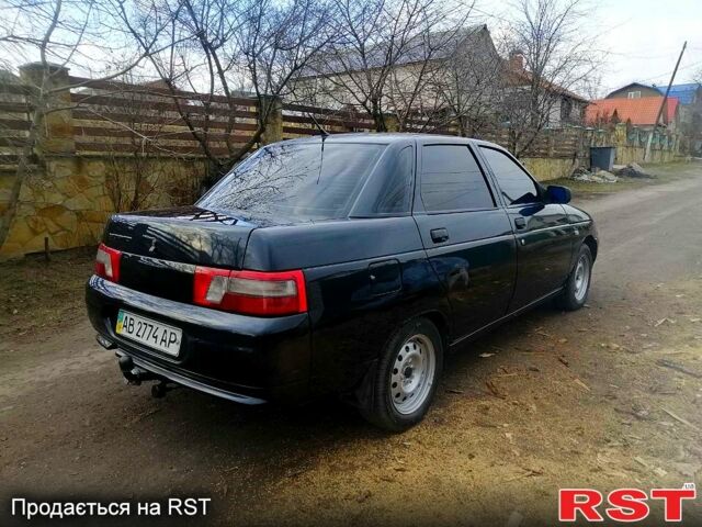 Черный ВАЗ 2110, объемом двигателя 16 л и пробегом 186 тыс. км за 2650 $, фото 3 на Automoto.ua