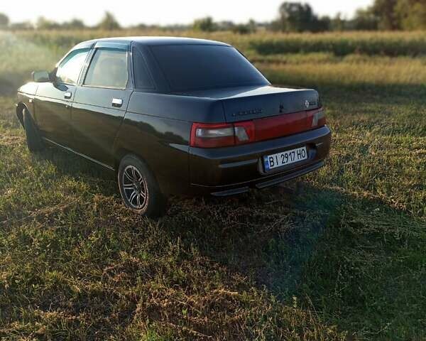 Черный ВАЗ 2110, объемом двигателя 1.6 л и пробегом 300 тыс. км за 2000 $, фото 5 на Automoto.ua