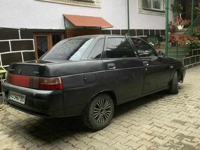 Черный ВАЗ 2110, объемом двигателя 1.6 л и пробегом 252 тыс. км за 650 $, фото 2 на Automoto.ua