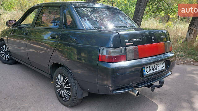 Чорний ВАЗ 2110, об'ємом двигуна 1.6 л та пробігом 182 тис. км за 2150 $, фото 13 на Automoto.ua