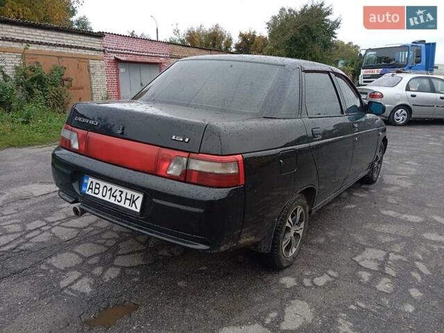 Черный ВАЗ 2110, объемом двигателя 1.6 л и пробегом 165 тыс. км за 1250 $, фото 2 на Automoto.ua