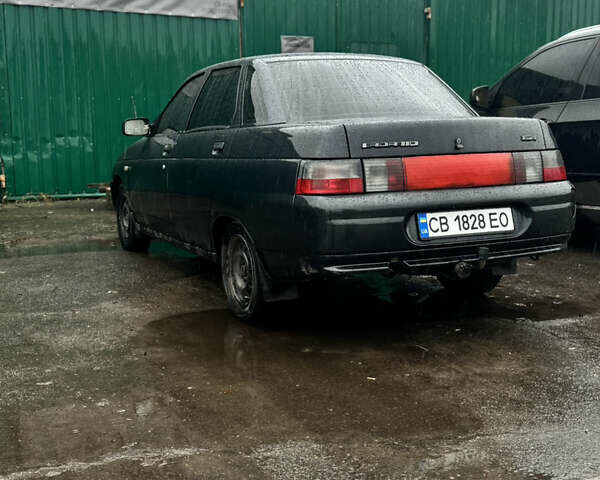 Черный ВАЗ 2110, объемом двигателя 1.6 л и пробегом 180 тыс. км за 2100 $, фото 3 на Automoto.ua