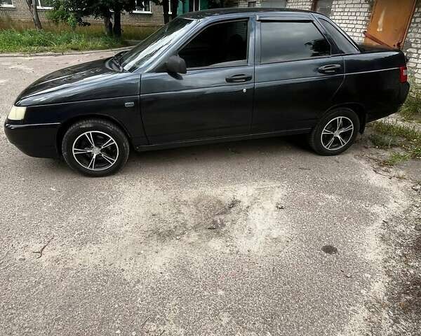 Черный ВАЗ 2110, объемом двигателя 1.6 л и пробегом 130 тыс. км за 2400 $, фото 4 на Automoto.ua