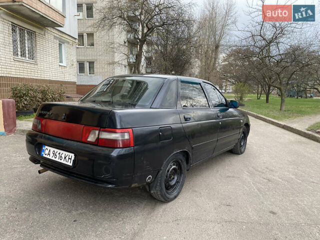 Черный ВАЗ 2110, объемом двигателя 1.6 л и пробегом 200 тыс. км за 1400 $, фото 3 на Automoto.ua
