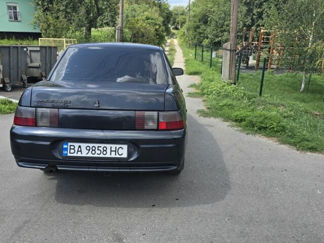 Черный ВАЗ 2110, объемом двигателя 1.6 л и пробегом 348 тыс. км за 2000 $, фото 5 на Automoto.ua