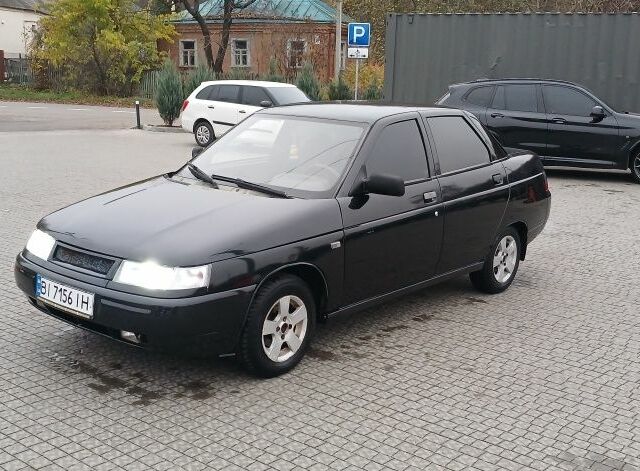 Чорний ВАЗ 2110, об'ємом двигуна 1.6 л та пробігом 150 тис. км за 1350 $, фото 20 на Automoto.ua