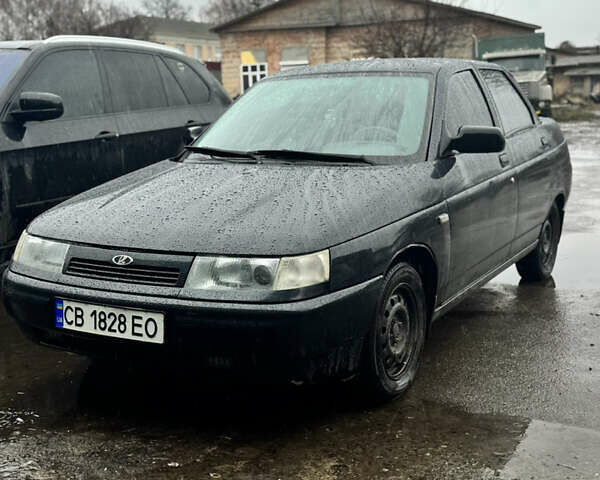 Черный ВАЗ 2110, объемом двигателя 1.6 л и пробегом 180 тыс. км за 2100 $, фото 1 на Automoto.ua