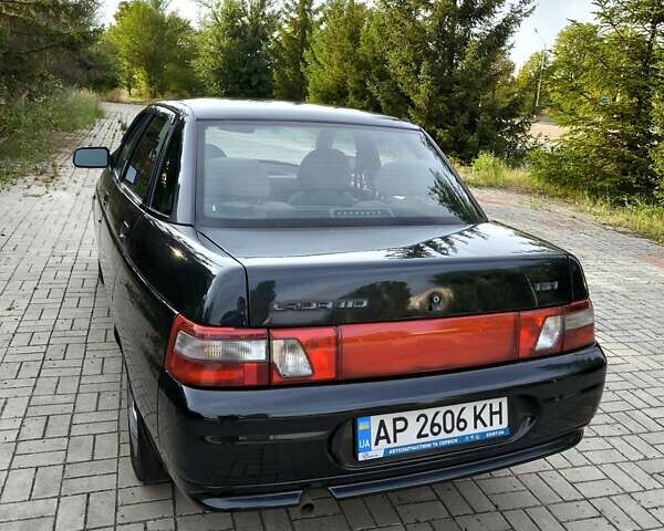 Черный ВАЗ 2110, объемом двигателя 1.6 л и пробегом 105 тыс. км за 2950 $, фото 3 на Automoto.ua
