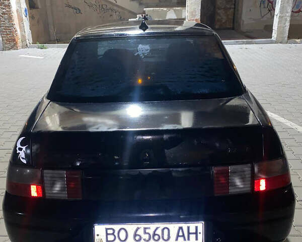 Чорний ВАЗ 2110, об'ємом двигуна 1.6 л та пробігом 250 тис. км за 1600 $, фото 2 на Automoto.ua