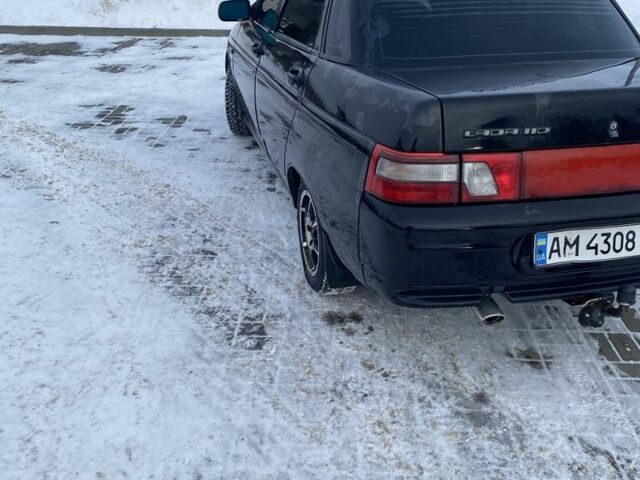 Чорний ВАЗ 2110, об'ємом двигуна 1.6 л та пробігом 200 тис. км за 1950 $, фото 6 на Automoto.ua