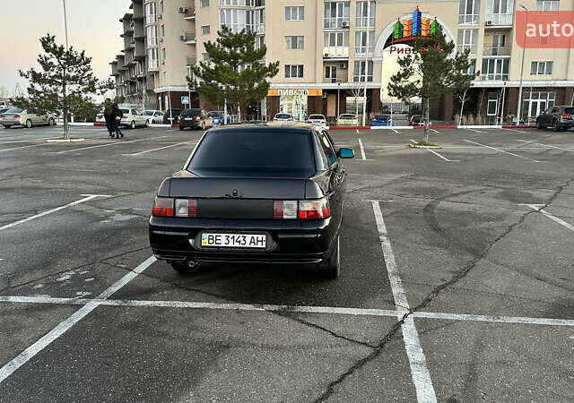 Чорний ВАЗ 2110, об'ємом двигуна 1.6 л та пробігом 160 тис. км за 3500 $, фото 6 на Automoto.ua
