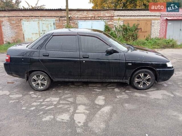 Черный ВАЗ 2110, объемом двигателя 1.6 л и пробегом 165 тыс. км за 1250 $, фото 1 на Automoto.ua