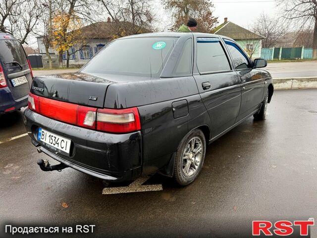 Чорний ВАЗ 2110, об'ємом двигуна 1.6 л та пробігом 200 тис. км за 2250 $, фото 4 на Automoto.ua