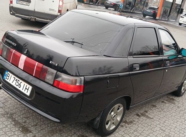 Чорний ВАЗ 2110, об'ємом двигуна 1.6 л та пробігом 150 тис. км за 1350 $, фото 7 на Automoto.ua