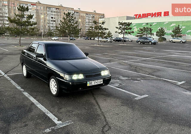 Чорний ВАЗ 2110, об'ємом двигуна 1.6 л та пробігом 160 тис. км за 3500 $, фото 1 на Automoto.ua