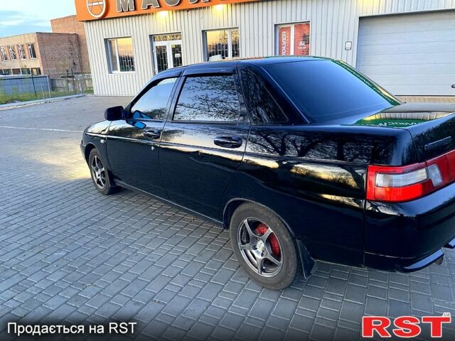 Черный ВАЗ 2110, объемом двигателя 16 л и пробегом 200 тыс. км за 2600 $, фото 5 на Automoto.ua