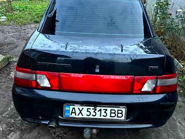 Черный ВАЗ 2110, объемом двигателя 1.6 л и пробегом 200 тыс. км за 2400 $, фото 1 на Automoto.ua